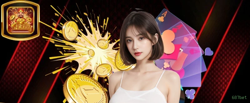 Imagem promocional do cassino online da 687bet mostrando jogos ao vivo